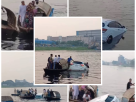 ফেরিঘাট এলাকায় একটি প্রাইভেটকার ড্রাইভারসহ নদীতে
